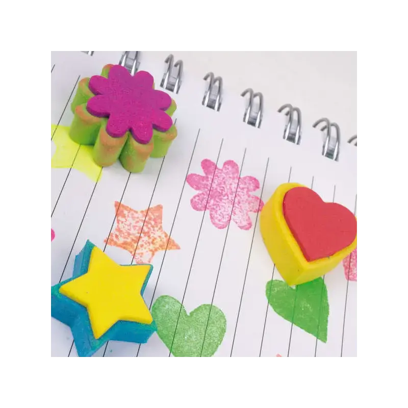 Apli Mini Sellos Goma Eva - 10 U - Ideal para Manualidades y Decoracion | Ahorro Imprimiendo