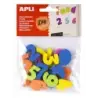 Apli Imanes Goma Eva Numeros 20U - Flexibles y Coloridos - Ideales para Manualidades y Educacion | Ahorro Imprimiendo