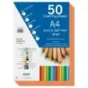 Dohe Pack de 50 Cartulinas A4 de 180gr - Con PH Neutro - Libres de Cloro Elemental - Color Naranja | Ahorro Imprimiendo