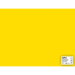 Apli Cartulina Amarilla 50 x 65cm 170g 25 Hojas | Ahorro Imprimiendo