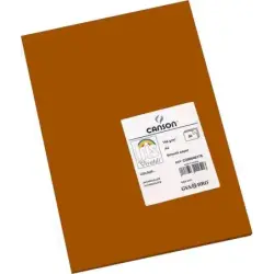 Canson Guarro Pack de 50 Cartulinas Iris A4 de 185g - 21x29.7cm - Color Chocolate | Ahorro Imprimiendo