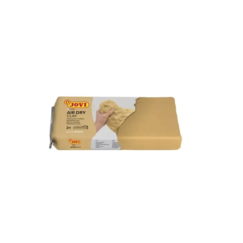 Jovi Air Dry Pasta para Modelar 250gr - Endurecible al Aire - Tacto Fresco - Facil de Moldear - Multi-Superficie - Secado en 24H