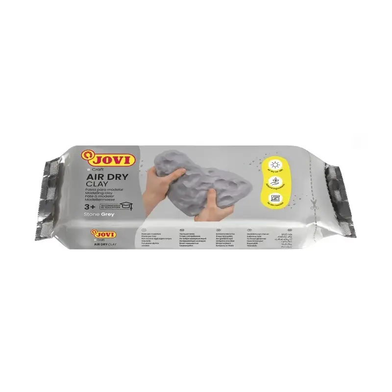 Jovi Air Dry Pasta para Modelar 500gr - Endurecible al Aire - Tacto Fresco - Facil de Moldear - Multi-Superficie - Secado en 24H