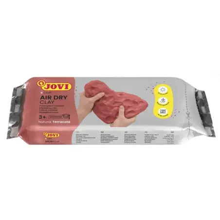 Jovi Air Dry Pasta para Modelar 1000gr - Endurecible al Aire - Tacto Fresco - Facil de Moldear - Multi-Superficie - Secado en 24