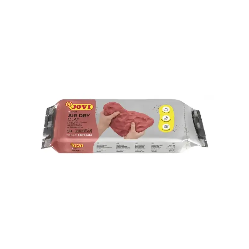 Jovi Air Dry Pasta para Modelar 250gr - Endurecible al Aire - Tacto Fresco - Facil de Moldear - Multi-Superficie - Secado en 24H