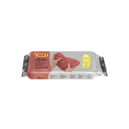 Jovi Air Dry Pasta para Modelar 250gr - Endurecible al Aire - Tacto Fresco - Facil de Moldear - Multi-Superficie - Secado en 24H