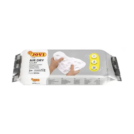 Jovi Air Dry Pasta para Modelar 500gr - Endurecible al Aire - Tacto Fresco - Facil de Moldear - Multi-Superficie - Secado en 24H