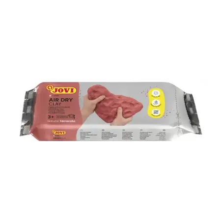 Jovi Air Dry Pasta para Modelar 500gr - Endurecible al Aire - Tacto Fresco - Facil de Moldear - Multi-Superficie - Secado en 24H