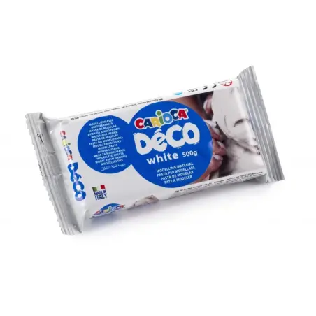 Carioca Deco Pasta de Modelar 500gr - Apta para Todas las Tecnicas de Modelaje - Endurece al Aire sin Coccion - Facil de Alisar