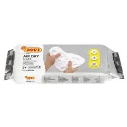 Jovi Air Dry Pasta para Modelar 1000gr - Endurecible al Aire - Tacto Fresco - Facil de Moldear - Multi-Superficie - Secado en 24