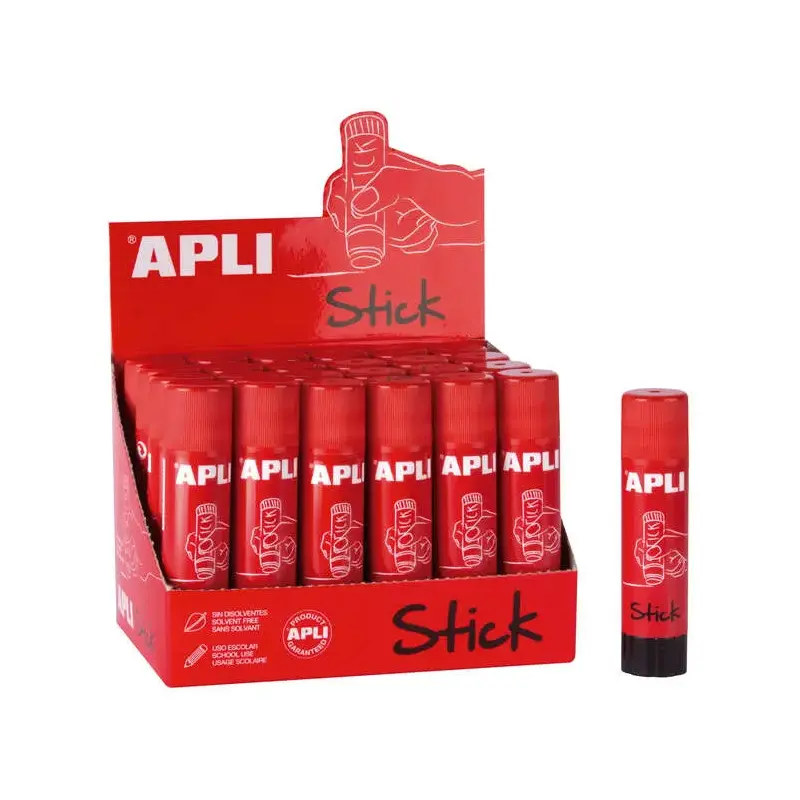 Apli Barra Pegamento Adhesivo 10g - Facil Aplicacion - Secado Rapido - Transparente | Ahorro Imprimiendo