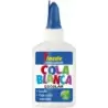 Imedio Cola Blanca Escolar 40gr - Sin Disolventes - Bote Blando Ideal para Niños - Con Espatula Incorporada | Ahorro Imprimiendo