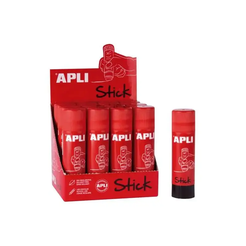 Apli Barra de Pegamento 40g - Secado Instantaneo - No Arruga o Humedece el Papel - No Toxica - Apto para Uso Escolar | Ahorro Im