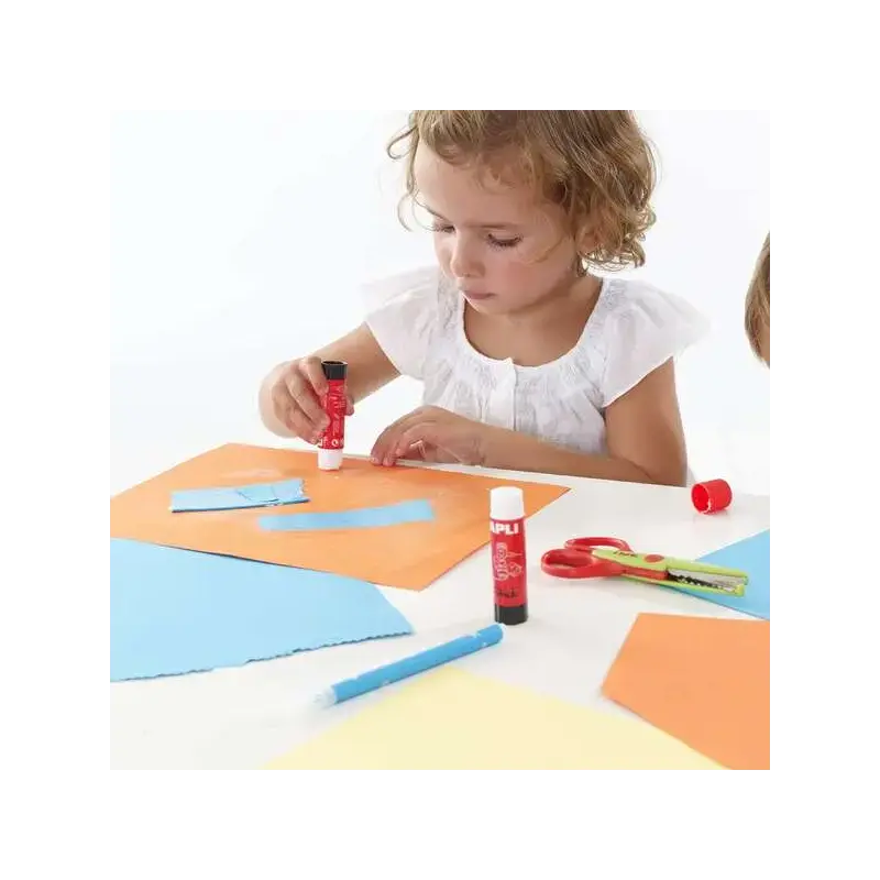 Apli Barra de Pegamento 40g - Secado Instantaneo - No Arruga o Humedece el Papel - No Toxica - Apto para Uso Escolar | Ahorro Im