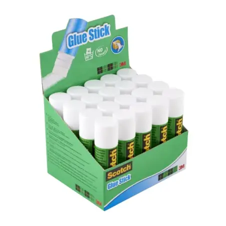 Scotch Barra de Pegamento Adhesivo Solido de 21gr - Color Transparente | Ahorro Imprimiendo