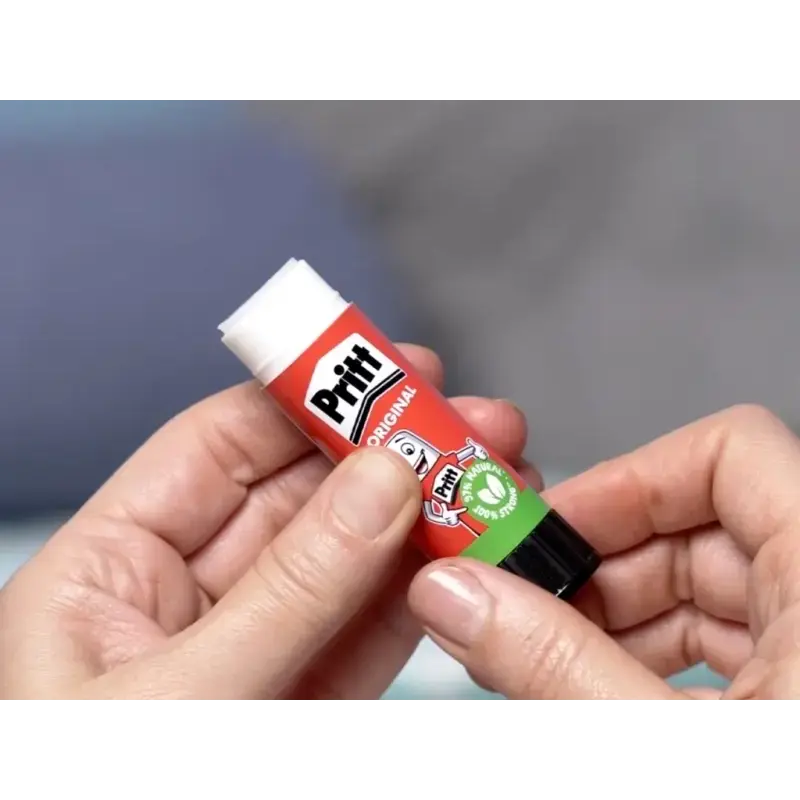 Pritt Barra de Pegamento 11grs - Sin Disolventes - 97% de Ingredientes Naturales - Lavable a 20ºC - Seguro para Niños | Ahorro I