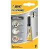 Bic Fix Strong Pegamento de Contacto Extra Fuerte 3gr - Uso en Madera, Plastico y Porcelana - No Gotea - Tapon Anti-Obstruccion