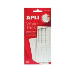 Apli Masilla Blanca Precortada 75g - Moldeable - Removible - Color Blanco | Ahorro Imprimiendo