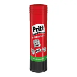 Pritt Barra de Pegamento Mediano 22grs - Sin Disolventes - 97% de Ingredientes Naturales - Lavable a 20ºC - Seguro para Niños |