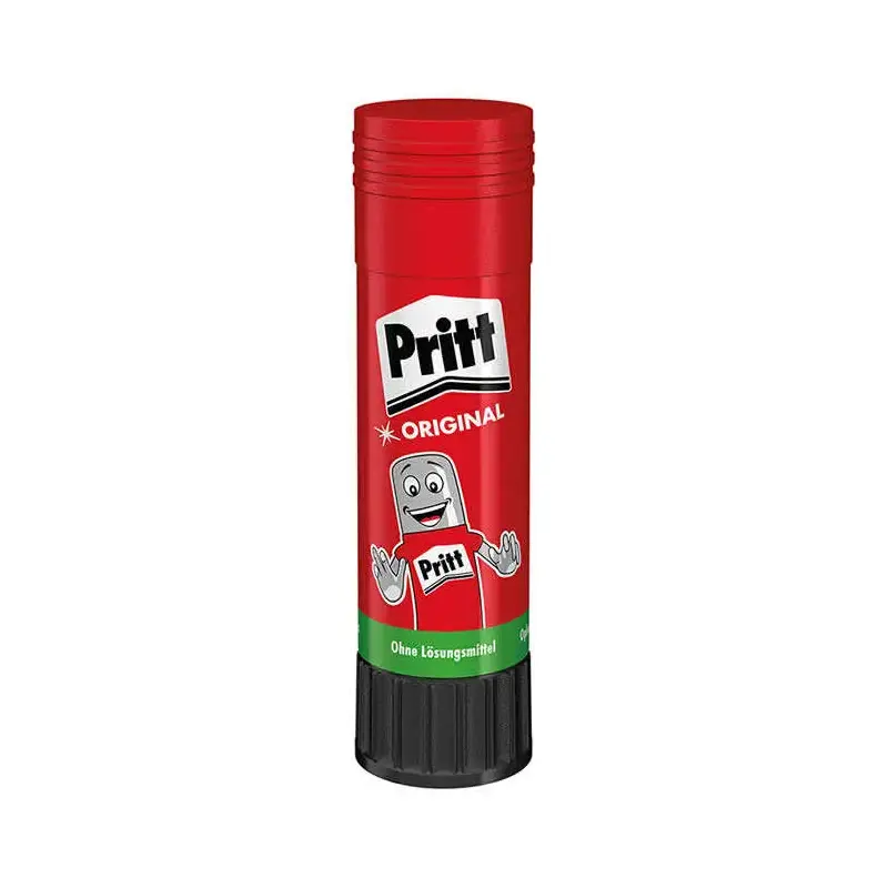 Pritt Barra de Pegamento Mediano 22grs - Sin Disolventes - 97% de Ingredientes Naturales - Lavable a 20ºC - Seguro para Niños |