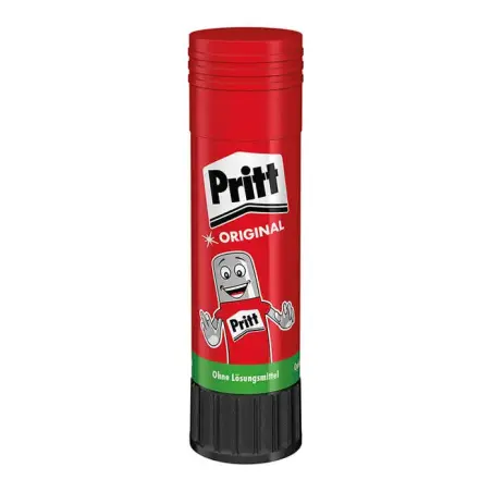 Pritt Barra de Pegamento Mediano 22grs - Sin Disolventes - 97% de Ingredientes Naturales - Lavable a 20ºC - Seguro para Niños |