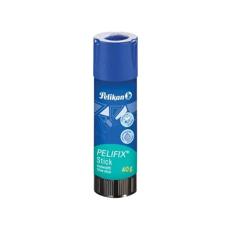 Pelikan Pelifix Pegamento en Barra 40gr - Ideal para Papel, Cartulina, Fotografias etc... - Facil Apertura | Ahorro Imprimiendo