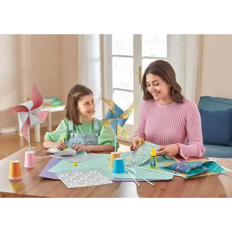 Imedio Gira y Pega Renature Pegamento Universal Sin Disolventes 35ml - Aplicador Giratorio 3 Posiciones - Envase 88% de Origen V