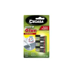 Cegasa Power Glue Pack de 3 Pegamentos Instantaneos 1gr - Color Transparente | Ahorro Imprimiendo