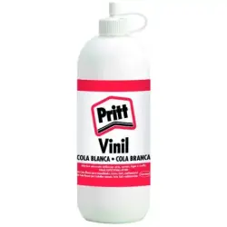 Pritt Bote de Cola Blanca 250ml - Ideal para Manualidades - Adhesivo para Diversos Materiales | Ahorro Imprimiendo