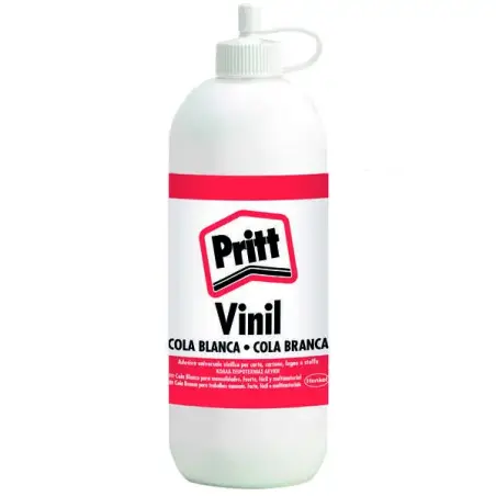 Pritt Bote de Cola Blanca 250ml - Ideal para Manualidades - Adhesivo para Diversos Materiales | Ahorro Imprimiendo