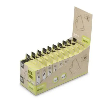 Hama Pack de 500 Adhesivos de Doble Cara - Ideal para Fotos - 12x13mm - Colores Surtidos | Ahorro Imprimiendo