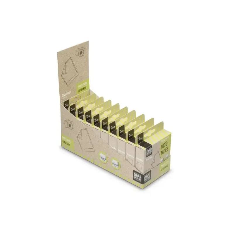 Hama Pack de 500 Adhesivos de Doble Cara - Ideal para Fotos - 12x13mm - Colores Surtidos | Ahorro Imprimiendo