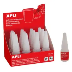 Apli Super Adhesivo Instantaneo 10g - Secado Rapido - Formula Resistente - Transparente | Ahorro Imprimiendo