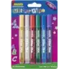 Imedio Glitter Glue "Original" Pack de 6 Tubos de Pegamento con Brillantina 10ml - Para Distintos Materiales - Tubo Extrablando