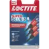 Loctite Pack de 3 Super Glue-3 Mini Trio Original - 1gr - Triple Resistencia - Adhesivo Transparente - Pegado y Fuerza Instantan