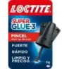 Loctite Super Glue-3 Pincel 5gr - Adhesivo Universal Triple Resistencia - Fuerza y Uso Instantaneo - 2640969/2046283/2640782/264