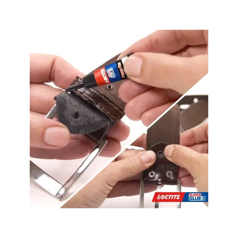 Loctite Superglue-3 Power Gel 3gr - Adhesivo Instantaneo Flexible y Extrafuerte - Formula en Gel Enriquecida con Particulas de C