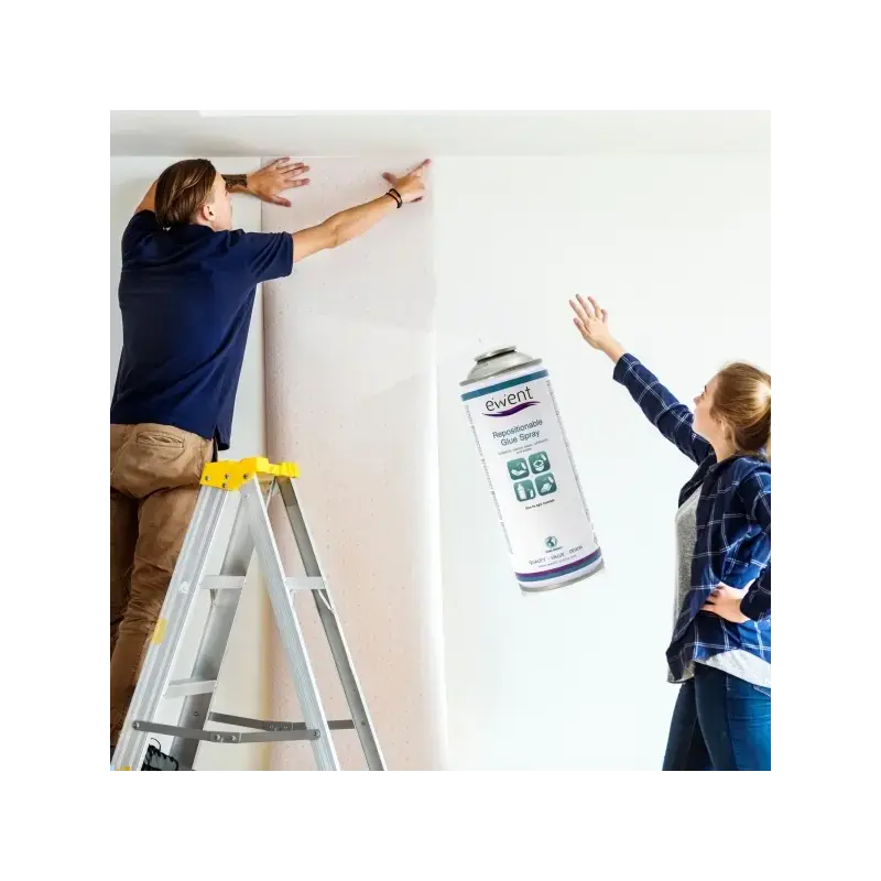 Ewent Spray de Pegamento Reposicionable - Secado Rapido - 395gr - Color Transparente | Ahorro Imprimiendo