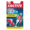 Loctite Superglue-3 Plasticos Dificiles Pegamento 2gr + Activador 4ml - Pegamento Transparente y Liquido - Formulado para Plasti