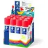 Staedtler Noris Expositor de 12 Barras de Pegamento 20gr - Sin Disolventes - Uso Escolar - Pega Papel, Cartulina, Tejido etc | A