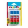 Carioca Pack de 3 Pegamentos de Barra - Ideal para Casa, Colegio y Oficina - Pega Papel, Fotos y Tejidos - sin Disolventes - Col
