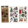 Bismark Pack con 1 Hoja de Pegatinas Navideñas - 2 Diseños Aleatorios | Ahorro Imprimiendo