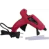 Apli Pistola de Cola Termofusible 40W para Barras de Ø11mm - Incluye 2 Barras de Cola de Ø11mm x 10cm - Color Rojo | Ahorro Impr