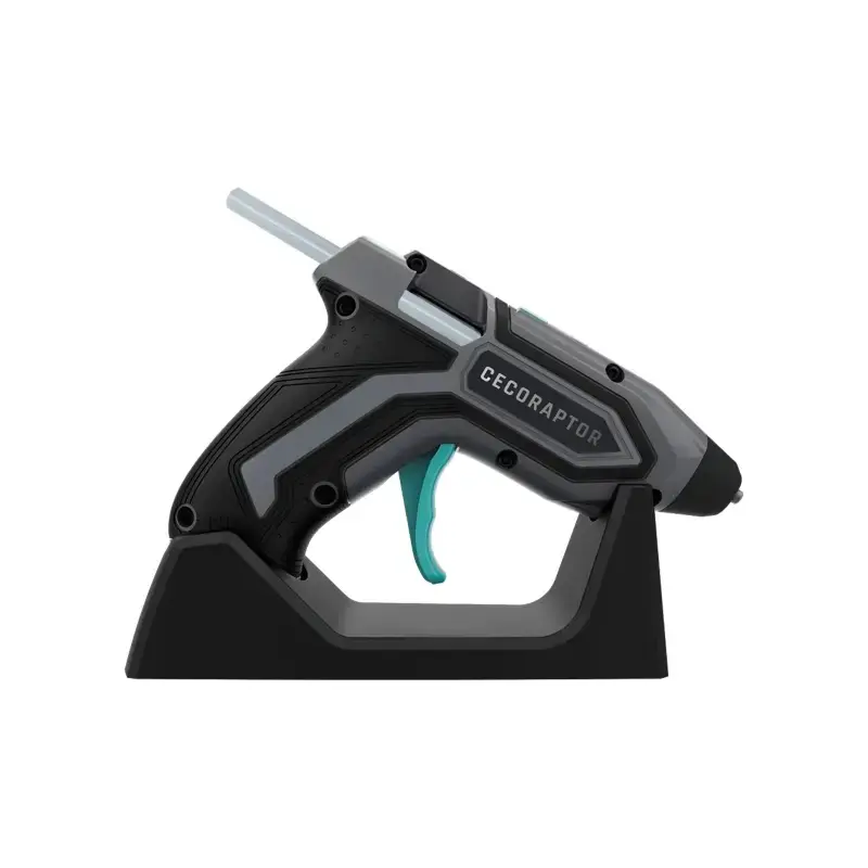 Cecotec CecoRaptor Perfect Fix 360 X‑Treme Pistola de Cola Termofusible - Autonomia 30min - Base de Carga - Bateria 1.5Ah 3.7V -