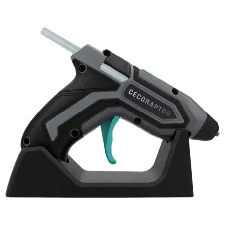 Cecotec CecoRaptor Perfect Fix 360 X‑Treme Pistola de Cola Termofusible - Autonomia 30min - Base de Carga - Bateria 1.5Ah 3.7V -