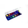 Pelikan Acuarelas Escolares - 12 Colores - Acuarela Escolar F355 - Caja de 12 Colores + 1 Pincel - Faciles de Diluir - Resistent