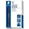 Staedtler Lumocolor Permanent Omnigraph 236 Cera Permanente Hexagonal - Resistente al Agua - Diametro 12mm Aprox - Color Negro |