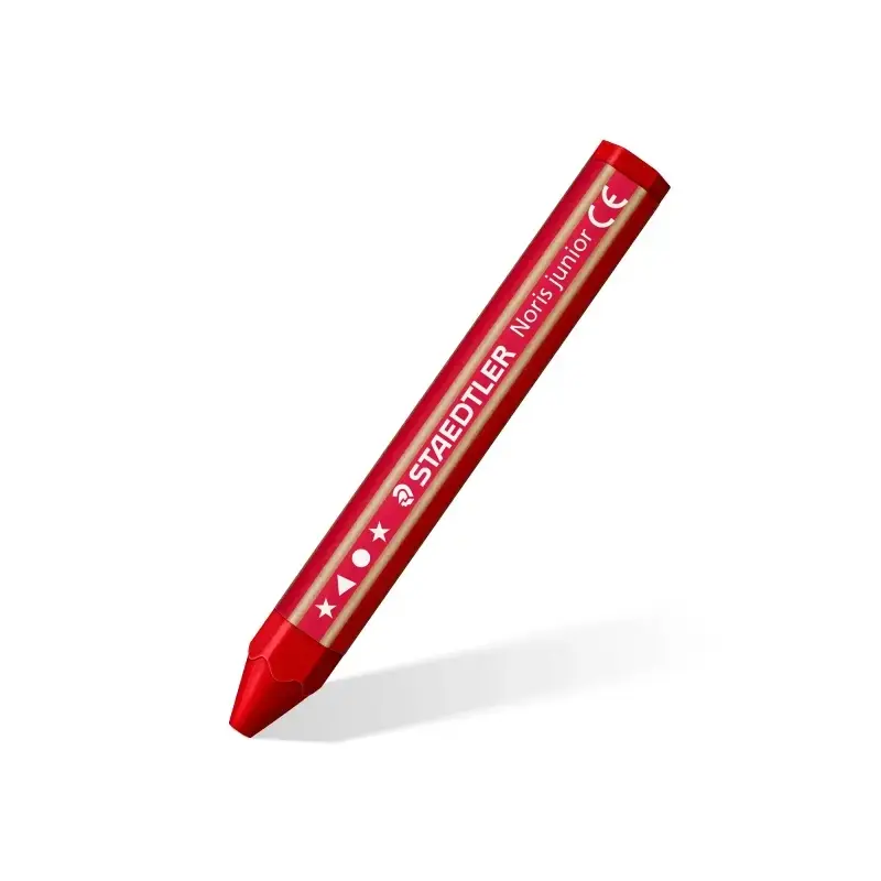 Staedtler Noris Junior Pack de 12 Ceras de Colores Extragruesas - Forma Hexagonal - Colores Surtidos | Ahorro Imprimiendo