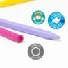 Milan Plastipastel Pack de 6 Ceras de Colores Redondas - Colores Surtidos | Ahorro Imprimiendo