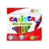 Carioca Maxi Pack de 24 Ceras de Colores - Lavables - Cuerpo de Ø 12mm - Colores Surtidos | Ahorro Imprimiendo